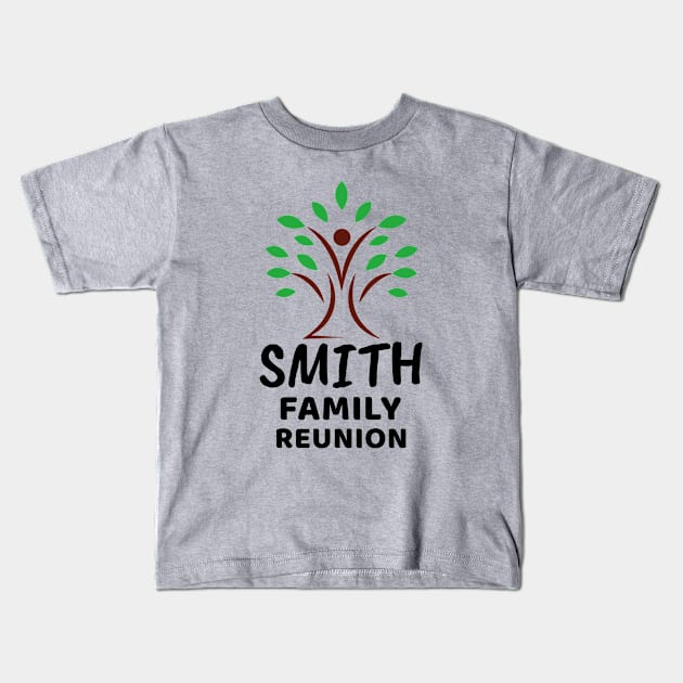 Smith Reunion Kids T-Shirt by Preston James Designs